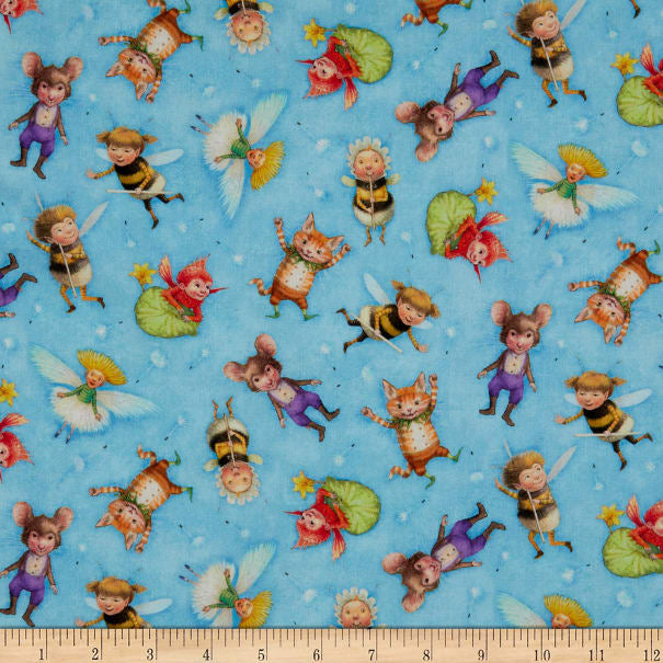 Bumble Bees - Flight of Fancy - Michael Miller Cotton Fabric✂️ £13 pm