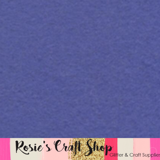 Bluer Than Blue Wool Blend Felt - Rosie's Craft Shop Ltd