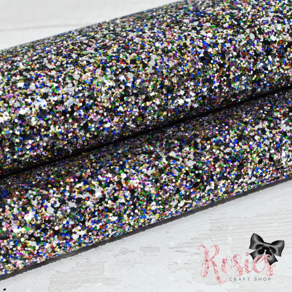 Party Popper Chunky Glitter Fabric - Luxury Core Collection