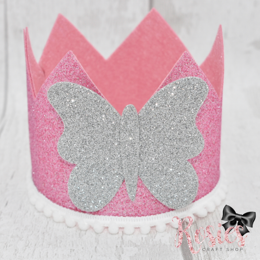 Large Tall Princess Crown Plastic Template