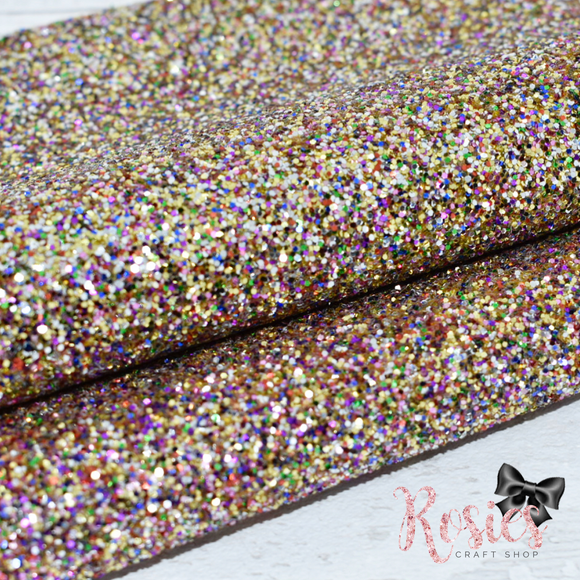 Carnival Chunky Glitter Fabric - Luxury Core Collection