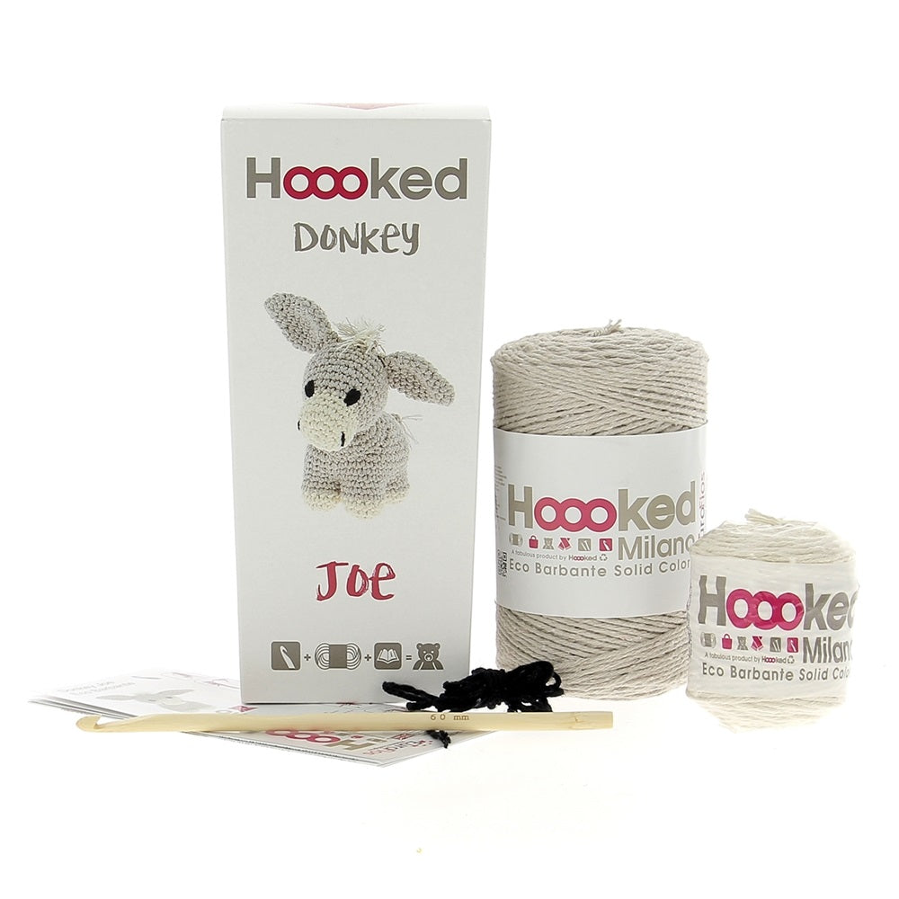 Joe the Donkey DIY Crochet Kit - Rosie's Craft Shop Ltd