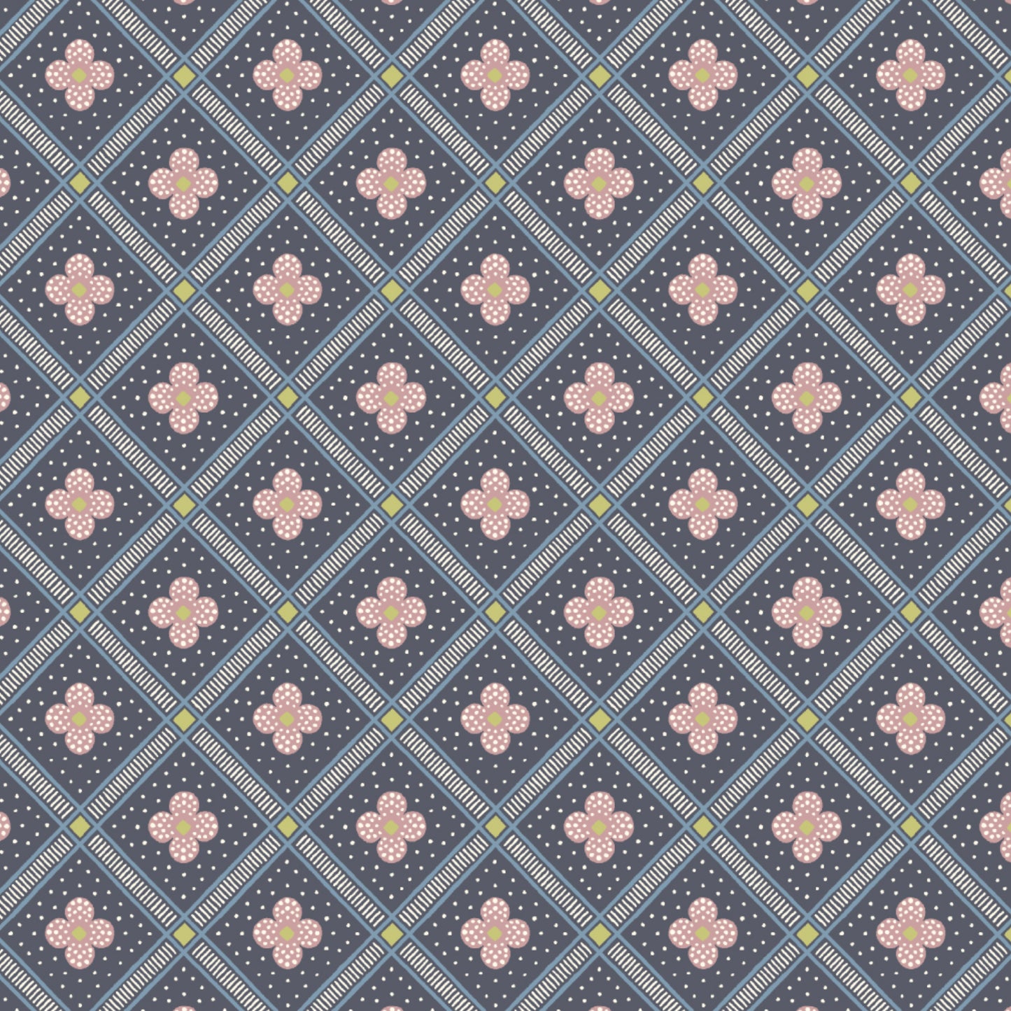 Manor Tile Grey - Summer House Collection - Liberty Cotton Fabric ✂️ £10 pm *SALE*