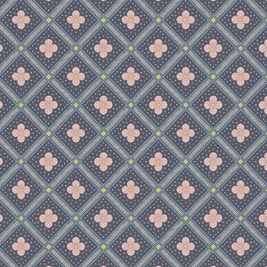 Manor Tile Grey - Liberty Summer House Collection Cotton Fabric