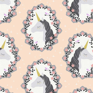 Blossom Unicorns - Believe - Michael Miller Cotton Fabric