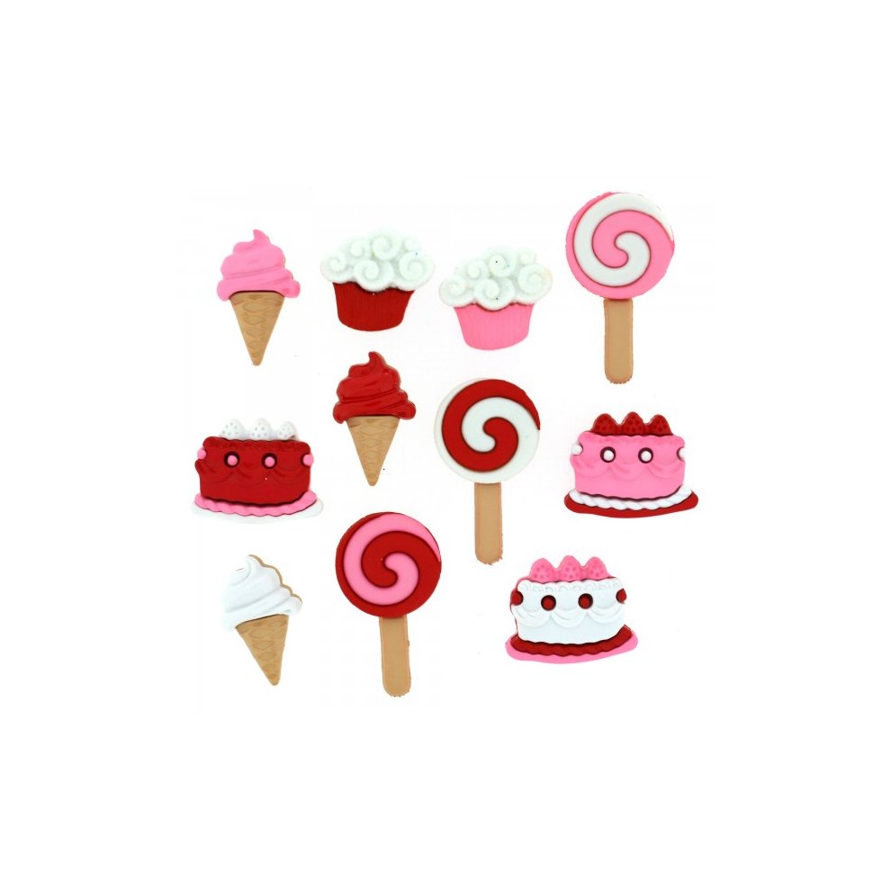 Sweet Tooth  - Dress It Up Buttons
