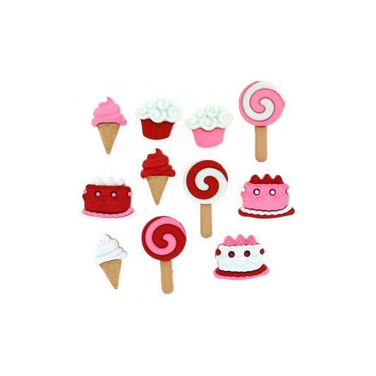 Sweet Tooth  - Dress It Up Buttons