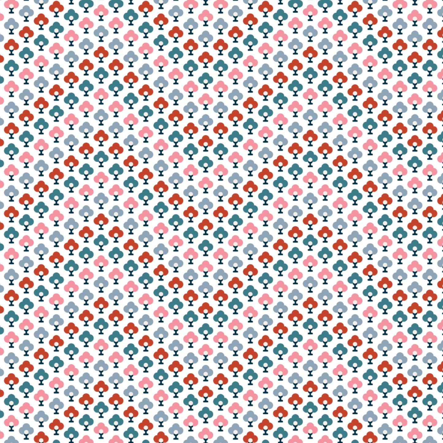Topiary Chevron Red - Summer House Collection - Liberty Cotton Fabric ✂️ £10 pm *SALE*