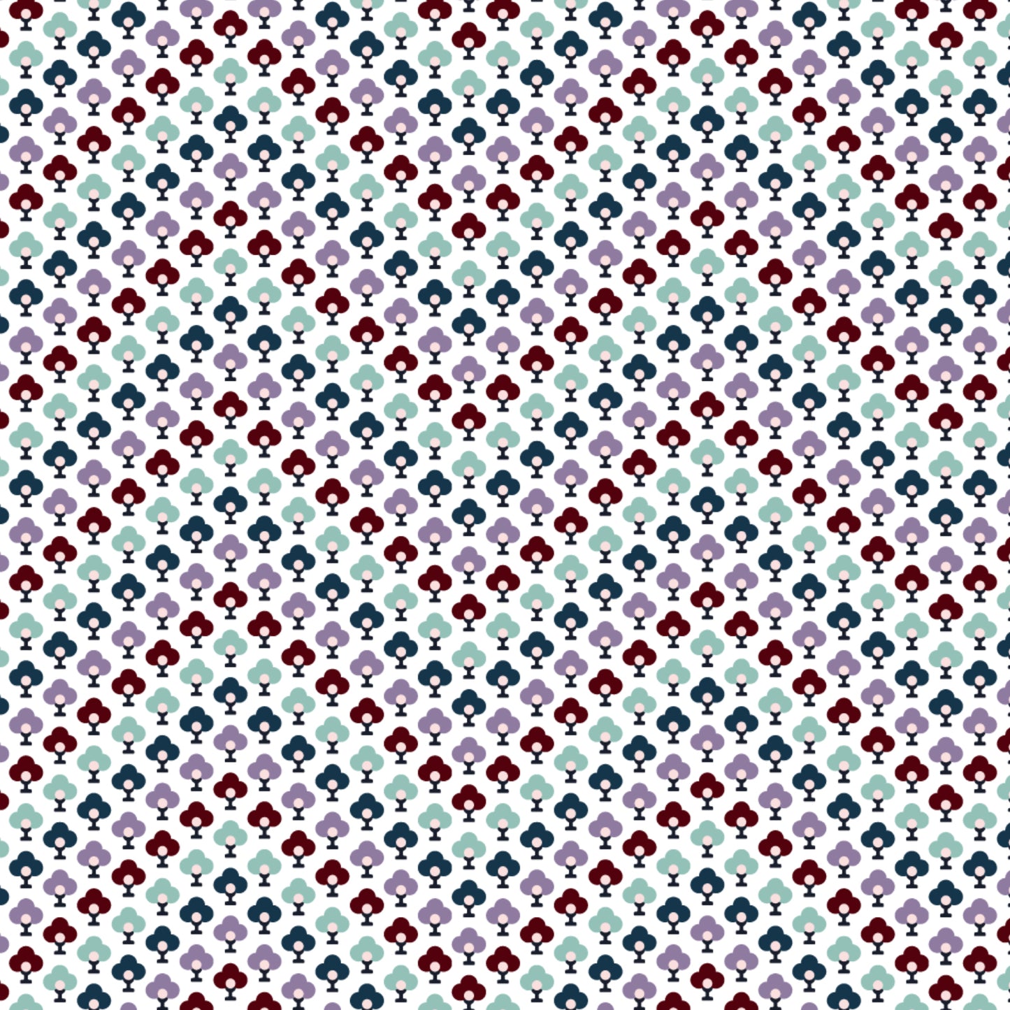 Topiary Chevron Purple - Summer House Collection - Liberty Cotton Fabric ✂️ £10 pm *SALE*